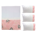 Sabana Estampada + Forro + 3Fundas 1005 Sueño De Angel