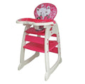 SILLA COMEDOR 3 EN 1NHC BEBESITOS FUCSIA