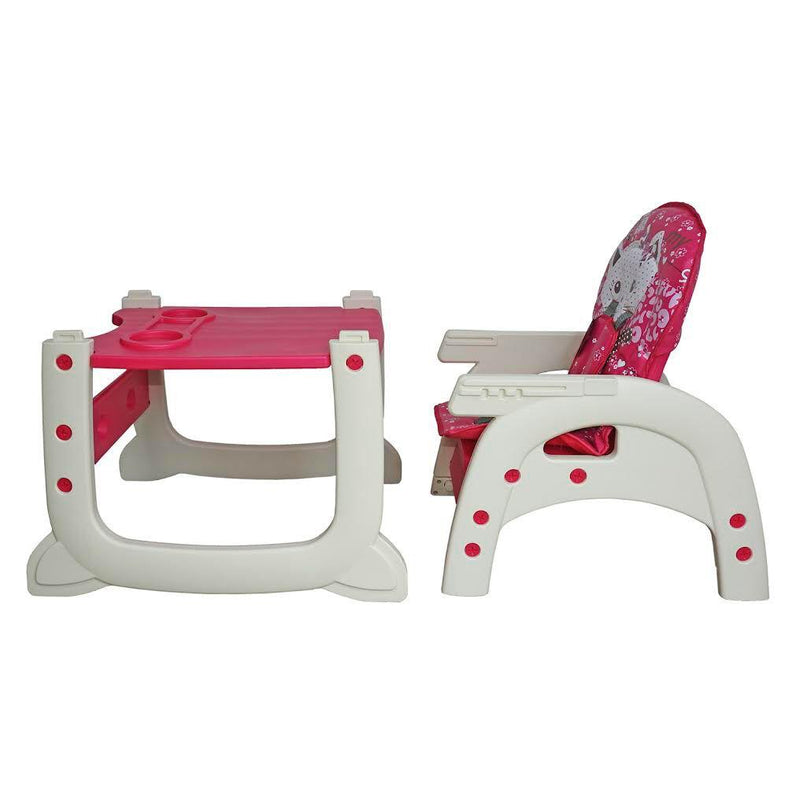 SILLA COMEDOR 3 EN 1NHC BEBESITOS FUCSIA