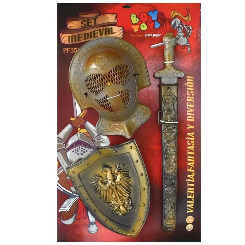 Set Medieval 2 Pzs Cpf3545 Boy Toys