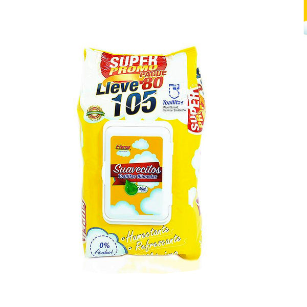 Toallitas Humedas X105 Suavecitos (4642240102486)