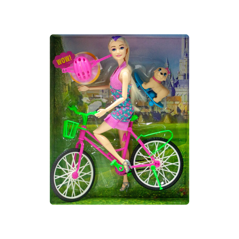 MUÑECA BICICLETA GDE 8213 MM